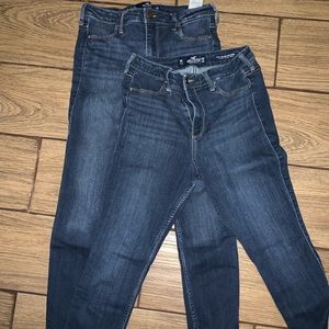🍃2 HOLLISTER JEANS BOTH HIGH RISE🍃